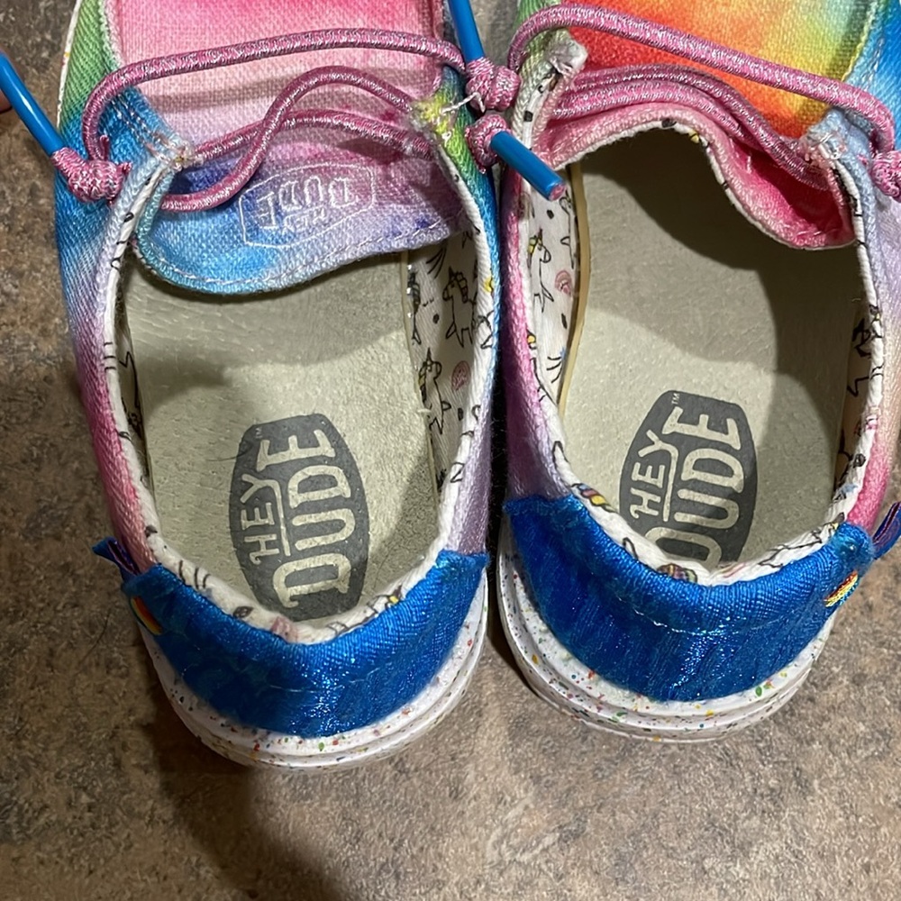 Hey Dude Kids' Colorful Canvas Sneakers - Picture 3 of 7